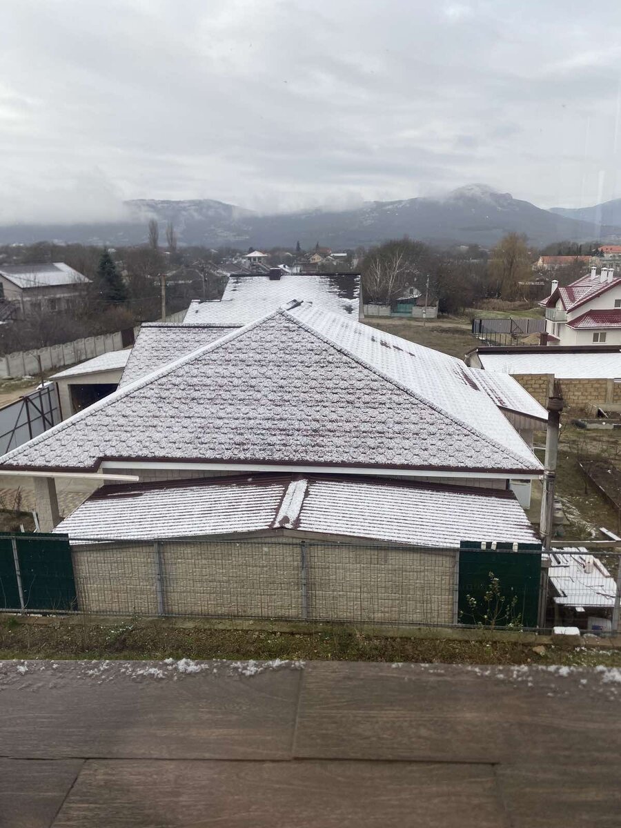 Вот, такие снежные сугробы остались))