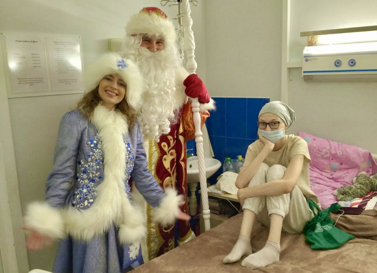 Вика в больнице