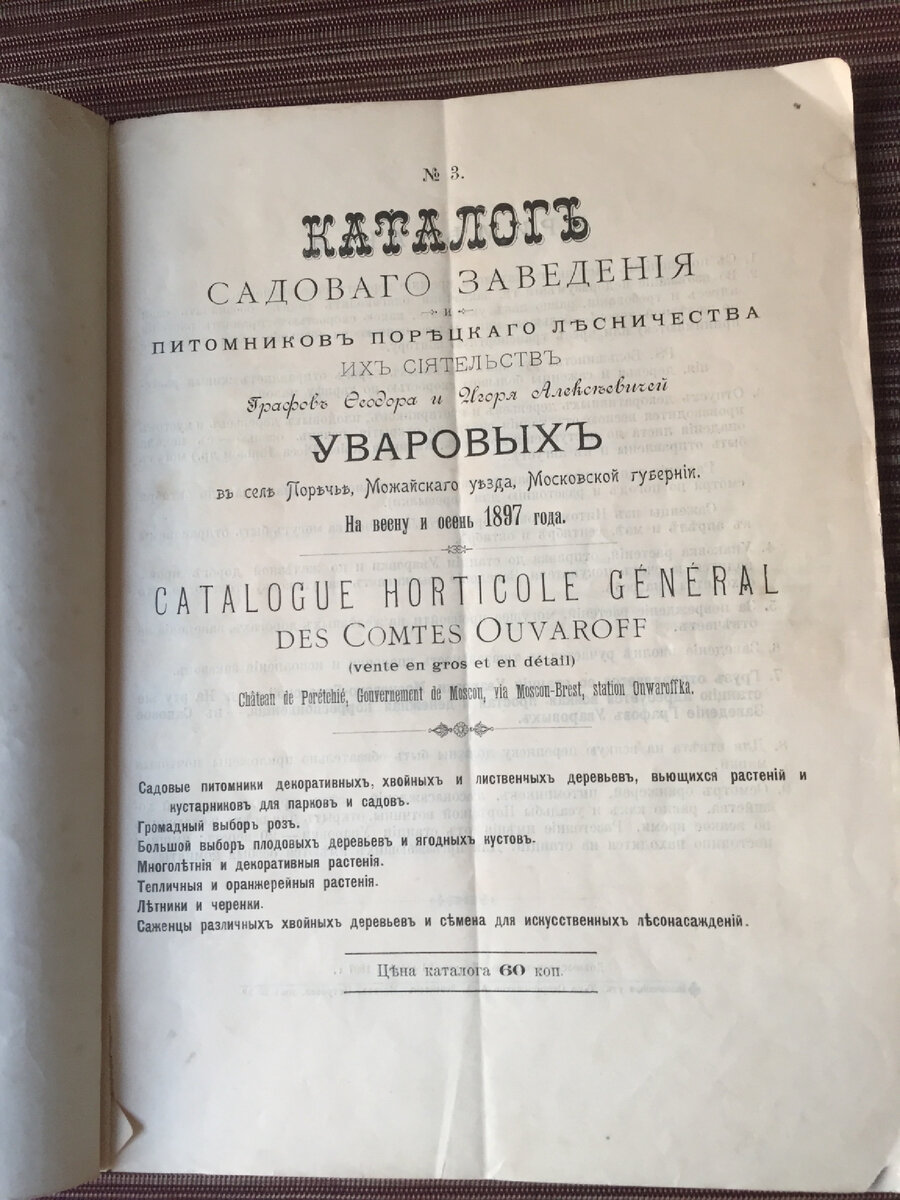 Каталог растений на весну и лето... 1897 года. Что и почем продавали на  рубеже веков? | Всё травы да цветы... | Дзен