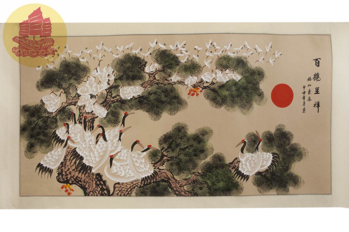 Картина "100 журавлей"