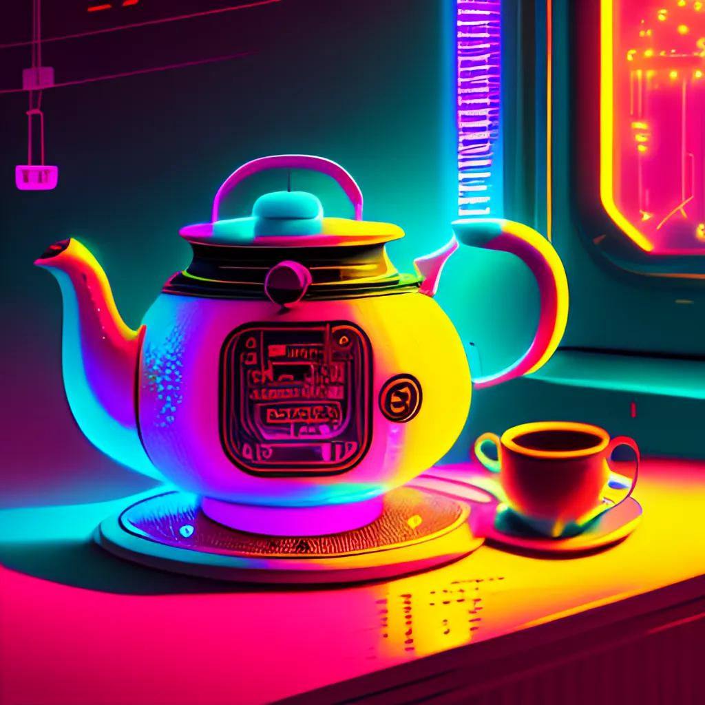 И чайник тоже. 