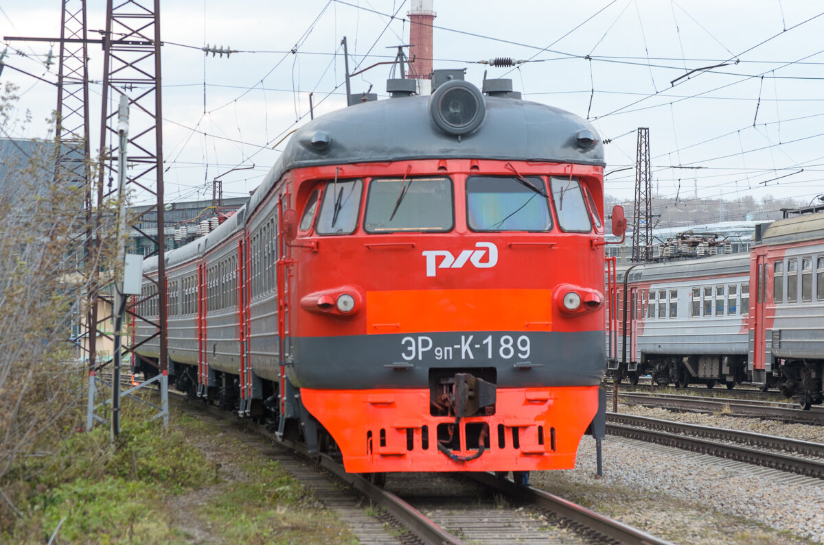  ЭР9ПК-189  в депо Красноярск
 Дата: 10 ноября 2019 г.