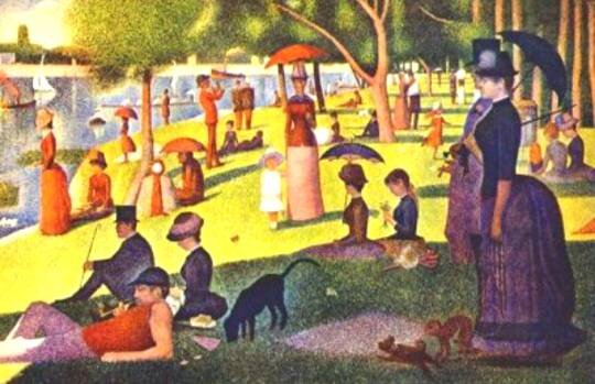 «Воскресный полдень на острове Гранд-Жатт». Жорж Сёра