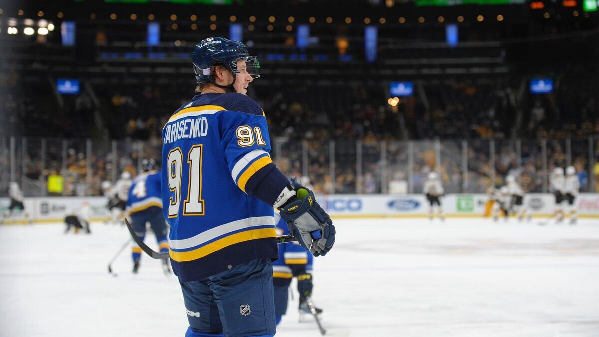    Хоккеист "Сент-Луис Блюз" Владимир Тарасенко© Фото : twitter.com/stlouisblues