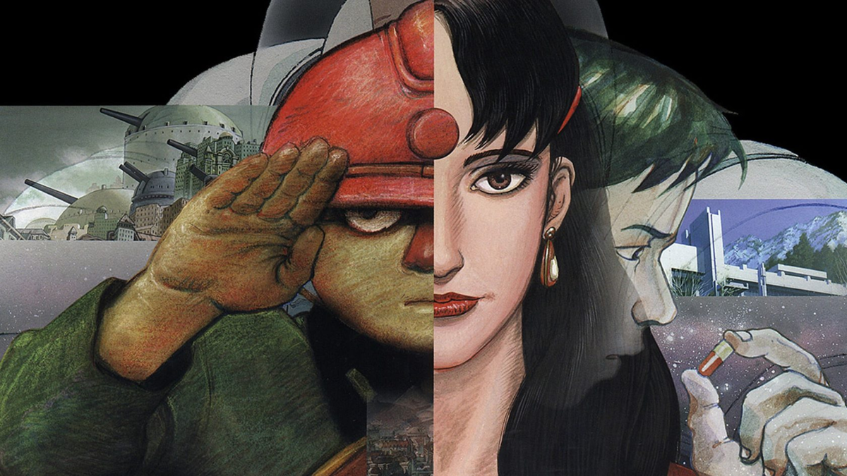 коллаж с кадрами из аниме "Воспоминания о будущем"