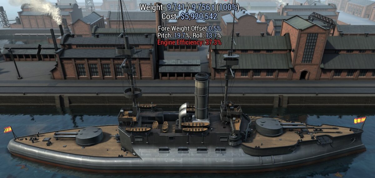 Проект броненосца "Святой Евгений" ВМС Испании