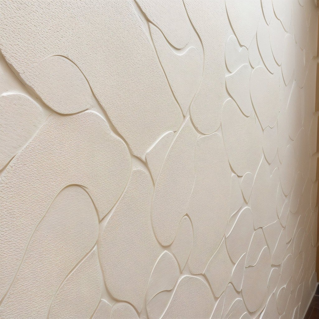 Декоративные узоры из штукатурки