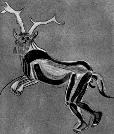 Колдун, дух или бог, которого изобразил на стене пещеры кроманьонец