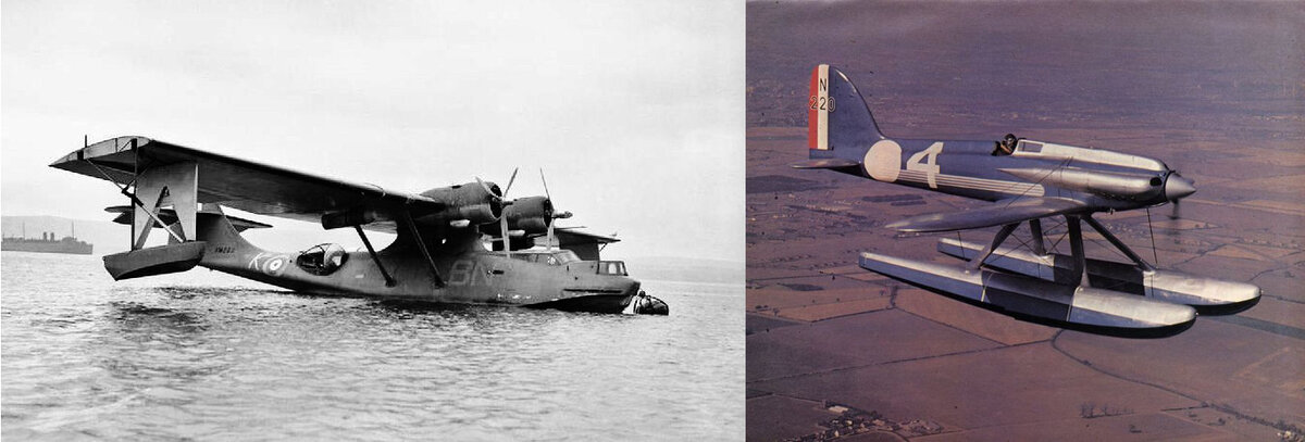 Consolidated PBY Catalina и Supermarine S.5. Фото: Public domain