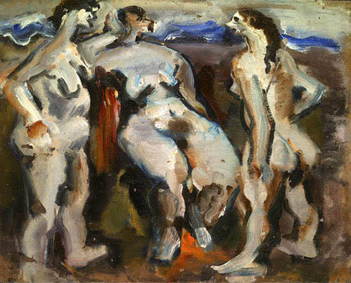 маркус роткович. "три обнаженные", 1933