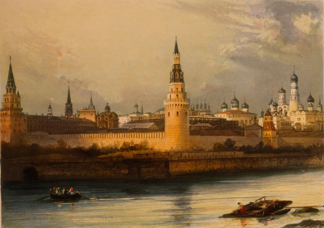 Одна из первых фотографий Москвы 1842 год