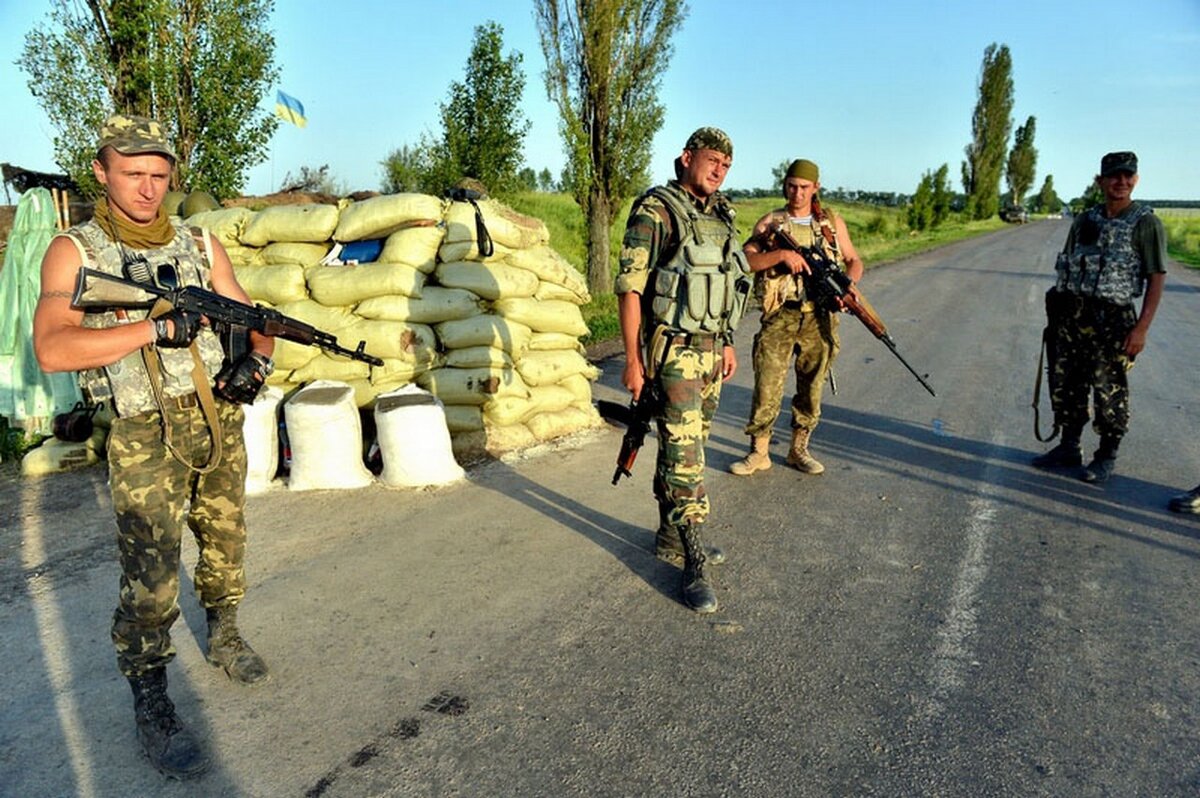 Сайт ато. Военный блокпост. Блокпост Украина.