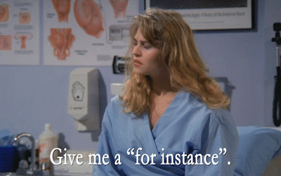 Приведи пример. 