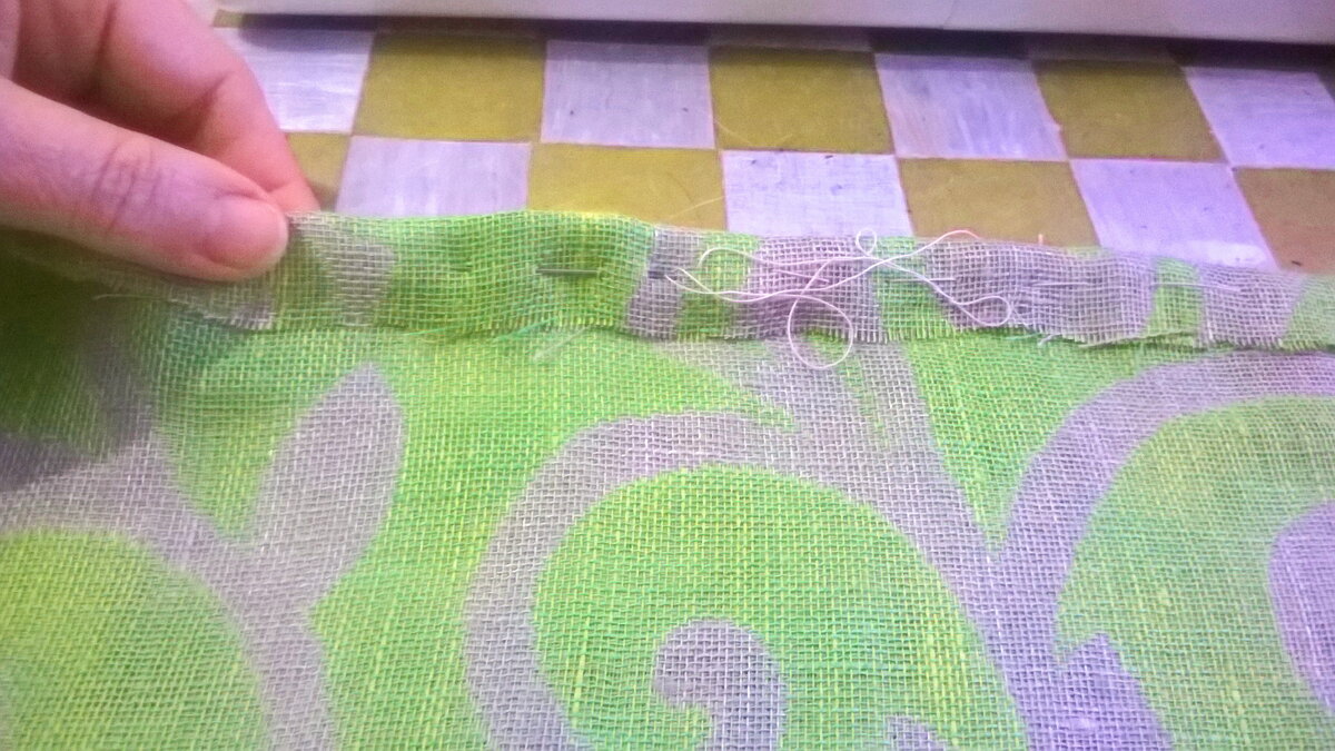 Сметка первого шва