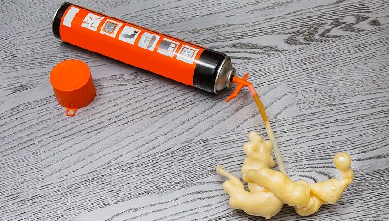 Застывшая монтажная пена