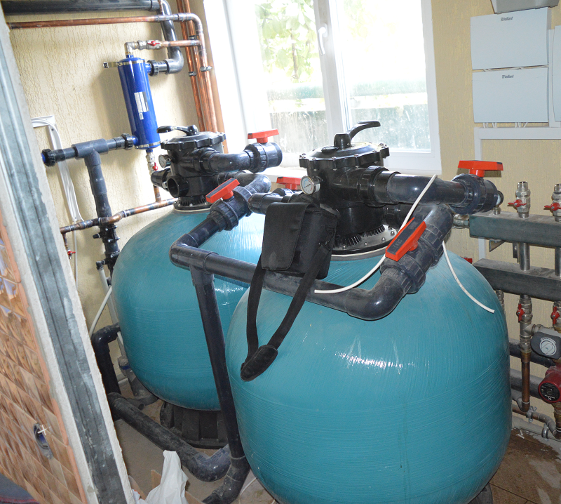 Фильтровальная установка для больших бассейнов