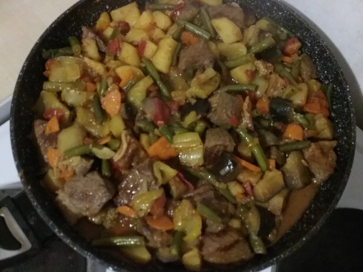 Мясо с овощами. Просто и вкусно!