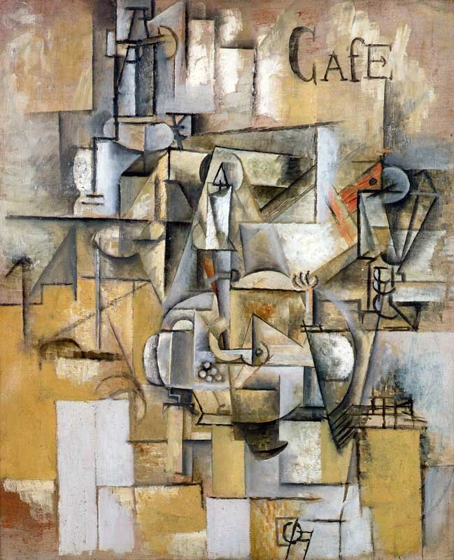 Пабло Пикассо. Голубь с зеленым горошком, 1911