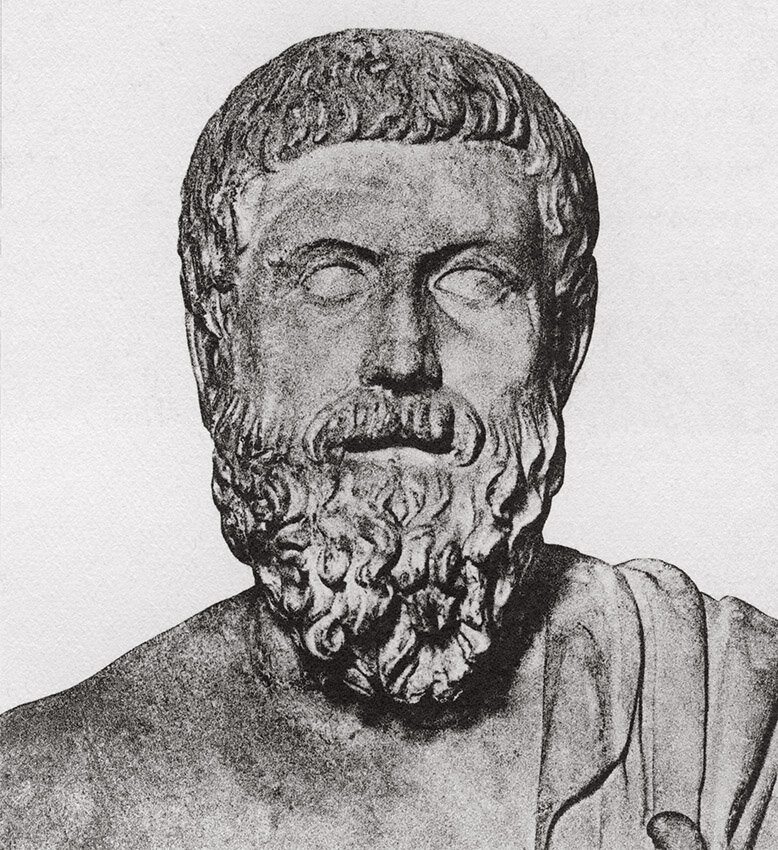 «Его философия распространилась, вся Эллада стала восхищаться им, и лучшие и мудрейшие мужи приезжали к нему на Самос, желая слушать его учение…». 
