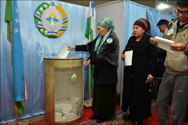 Выборы в Узбекистане. Фото с сайта Svoboda.org