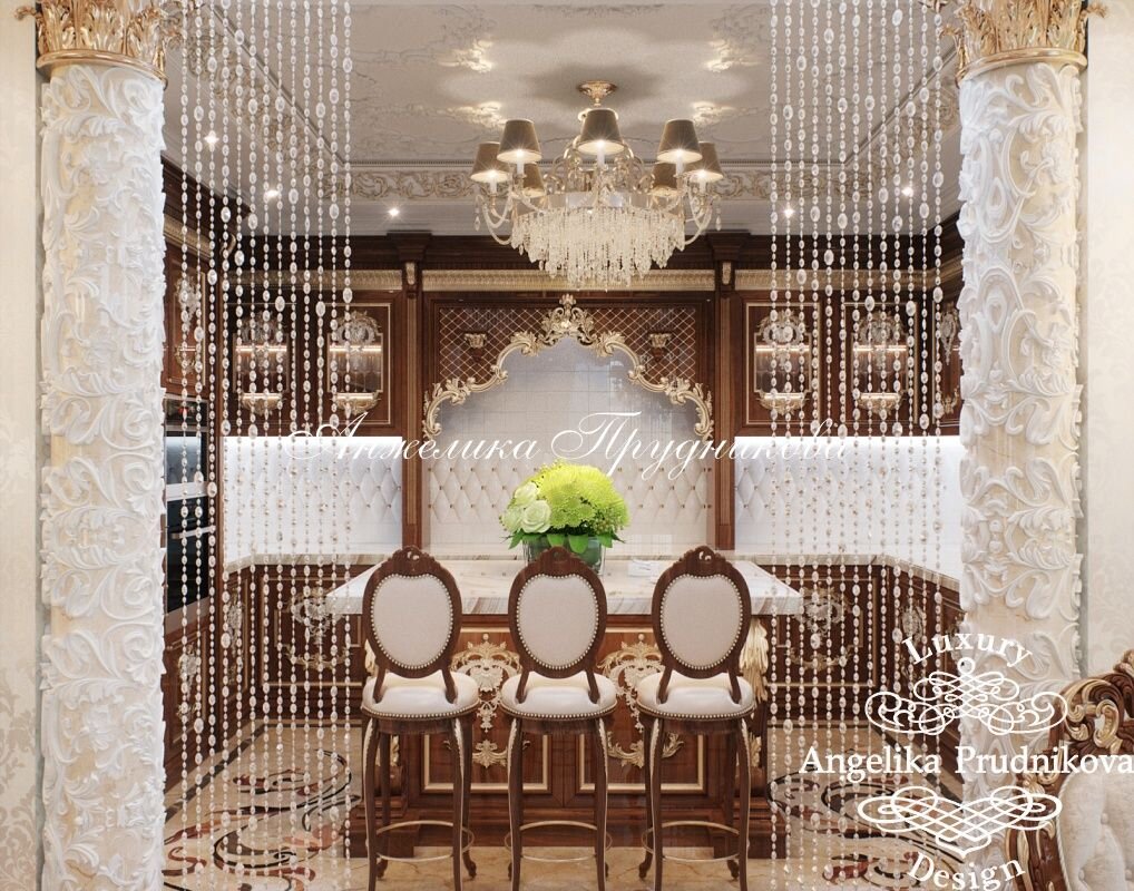 На фото: Современные идеи в дизайне кухни в классическом стиле