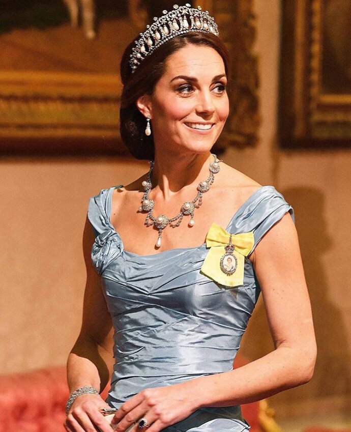 Кейт Миддлтон в тиаре Cambridge Lover's Knot