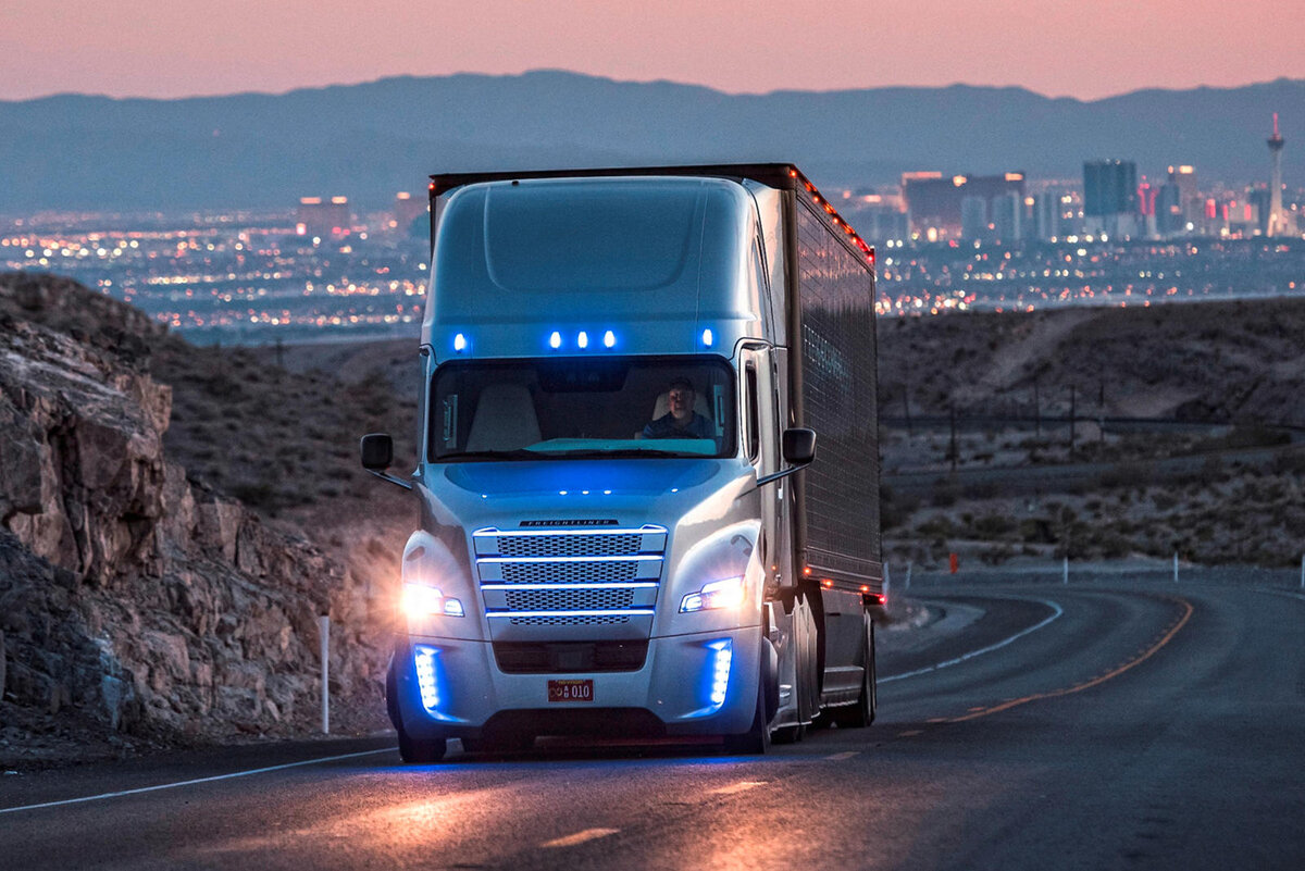 Freightliner Cascadia - Новый шаг в сторону автономного грузовика |  Интересные автомобили | Дзен