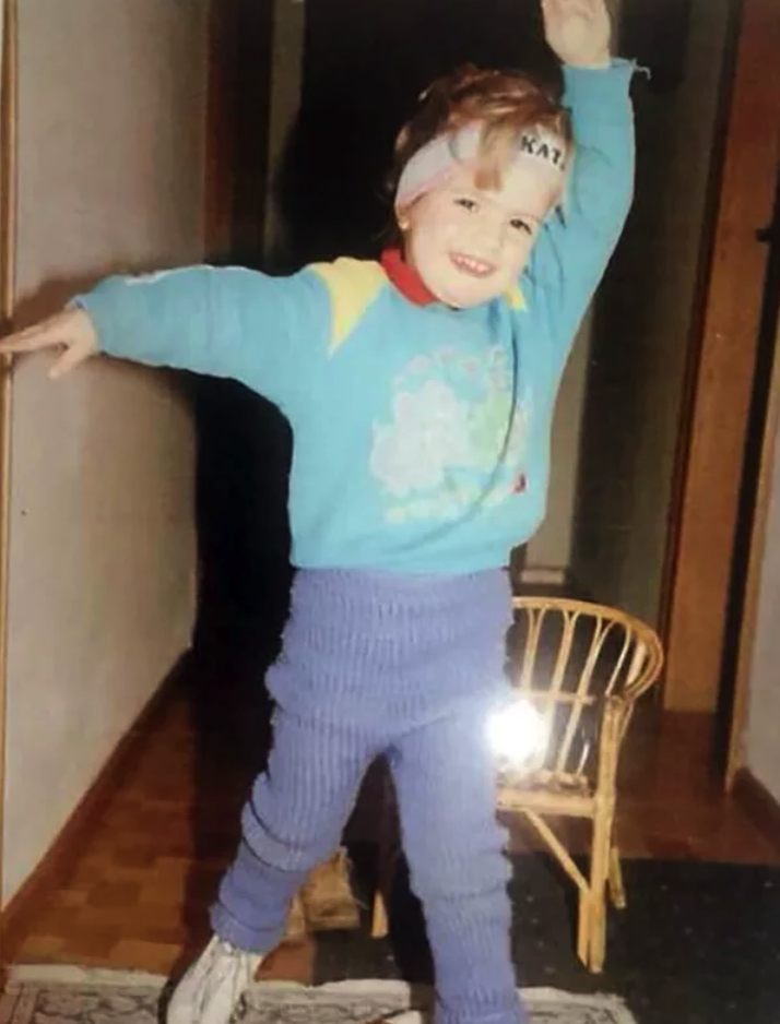 Каролина Костнер в детстве