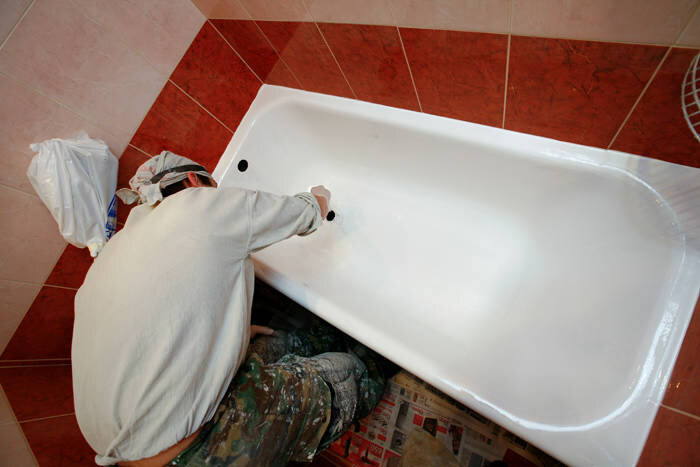 Как покрасить ванну эмалью в домашних условиях: шаг за шагом руководство