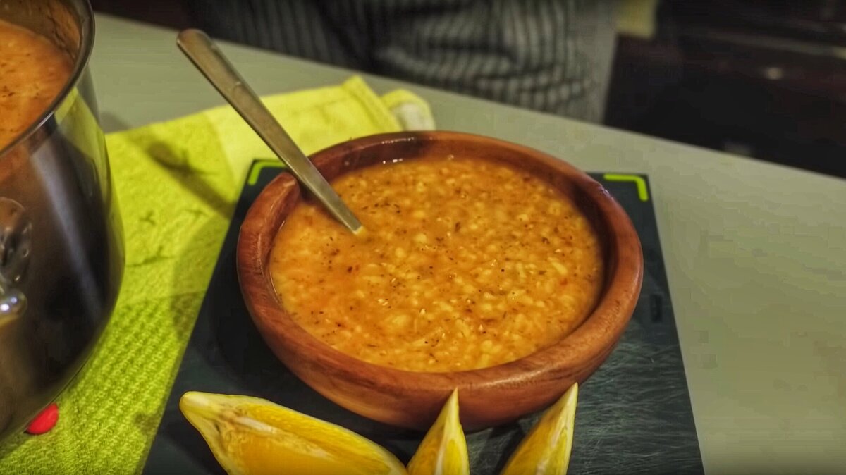 Турецкий суп - Эзогелин, пошаговый рецепт.