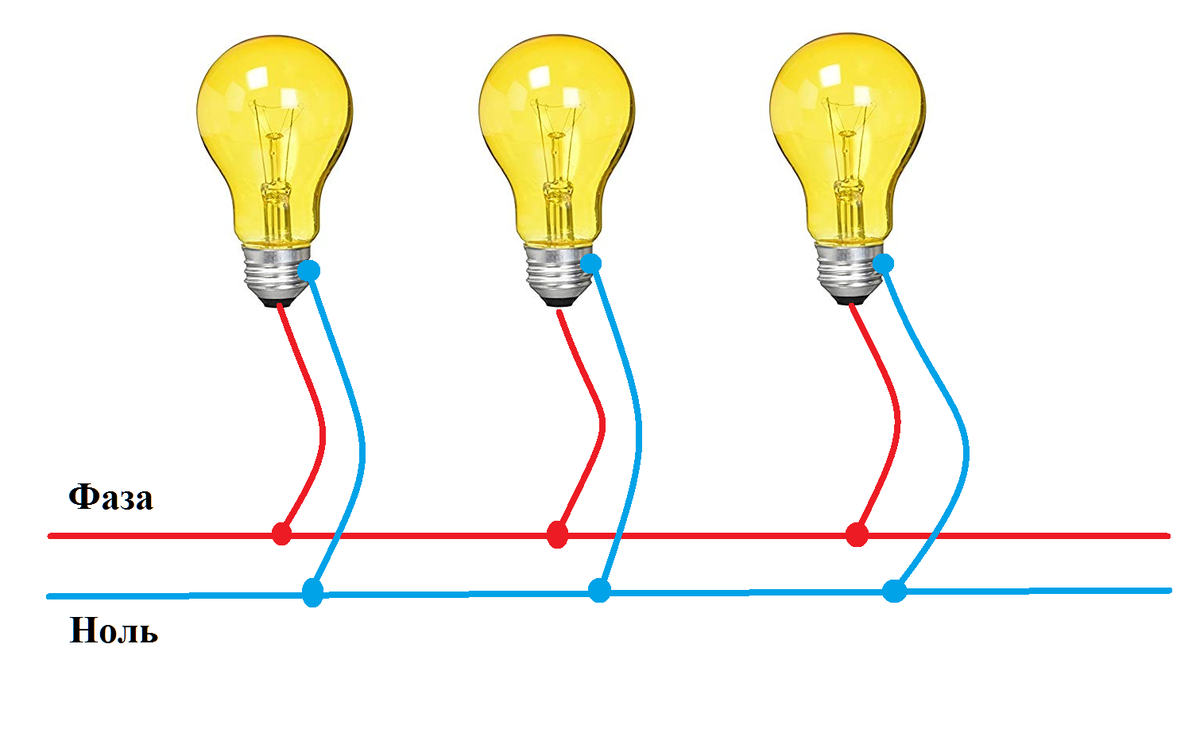 Как подключить две лампочки к одному проводу Соединение розеток: последовательно или параллельно? Исправляем заблуждение! Эле