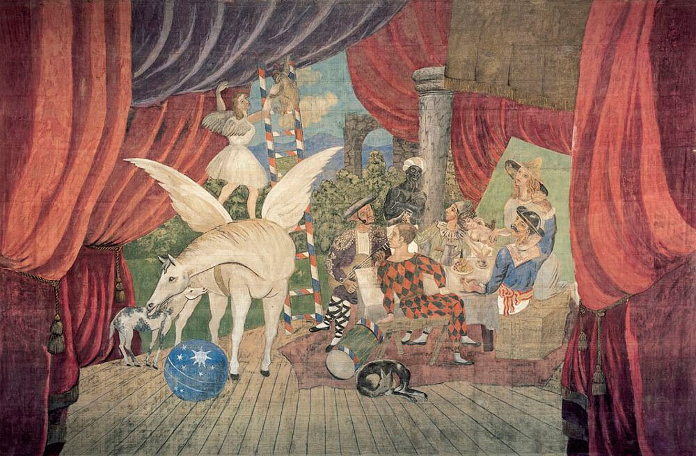  Занавес к балету "Парад". 1917 