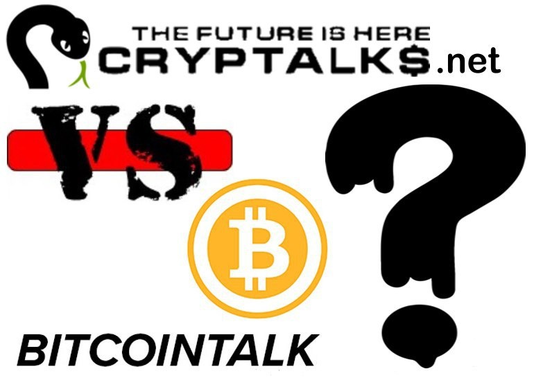 Сравниваем Cryptalks и Bitcointalk.
Итак, мы подошли к сравнению этих двух ресурсов. В полном масштабе их сравнение будет некорректным. Почему? cryptalks.net - социальная криптовалютная сеть, bitcointalk - старый форум. Соответственно, по функционалу - на cryptalks есть много возможностей - форум для анонсов, чат для общения, крипто календарь событий, внутренняя почта, и многое - многое другое. Что есть у биткоинтолк? Стандартный функционал форума, и больше ничего. Но именно форуму биткоинтолк мы обязаны идеей создания социальной крипто сети https://cryptalks.net. 
Создатели криптолкс связаны с криптовалютными проектами на протяжении семи лет, и в течение нашей деятельности мы постоянно сталкиваемся с негативом и какими-то ограничениями биткоинтолкс форума. Мы уже проходили бан аккаунтов, понижения уровня траста, блокировку тем в ветках, обвинения в скаме, публикацию личных данных и фото без нашего разрешения на это, отсутствие реакции администрации, и ещё много всего другого. Глядя на всё это мы создали свой форум в сети cryptalks. И сделали его более структурированным и максимально простым. У нас нет уровней траста, нет рангов, мерита, запутанности и сложностей. Для нас все пользователи равны. И мы приглашаем разработчиков к публикации анонсов у нас. Здесь вы можете быть уверены в прозрачности для всех. Посмотрите структуру форума - она четкая и более продуманная. Она простая и ориентирована на криптосообщества. Мы будем пресекать любые необоснованные и недоказанные обвинения проектов в скаме, тем самым дав разработчикам проектов возможность работать, а не отбиваться, доказывая свою правоту. Мы открыты для пользователей. И так будет всегда. Вы разработчик криптовалютного проека - выкладывайте анонс, занимаетесь майнингом или оборудованием - ждем вас, официальные сообщества бирж, неофициальные сообщества, сигналы, манипуляции рынком, инкубаторы проектов, криптовалютные и венчурные фонды, обменники, ICO трекеры, краудфандинговые и маркетинговые компании, разработчики ботов, платформ, эдвайзеры и советники - мы ждем Ваших анонсов на форуме! И мы будем всегда рады им!

#cryptalks #social #crypto #cryptalks_net #cryptocurrency #blockchain #socialcryptonet #cryptoblogger #blog #блог #криптолкс #криптовалюта #блокчейн #социальнаякриптосеть #криптолкс_нет