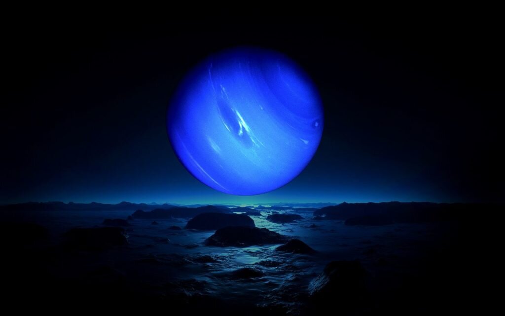 Планета Нептун (иллюстрация из открытых источников) 
