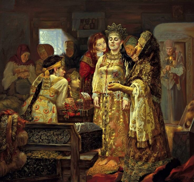 (художник, Сергеев Юрий, "Одевание")