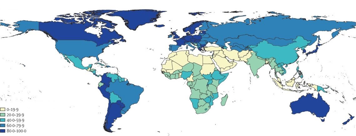 Распространенность пьющего населения, %, мужчины