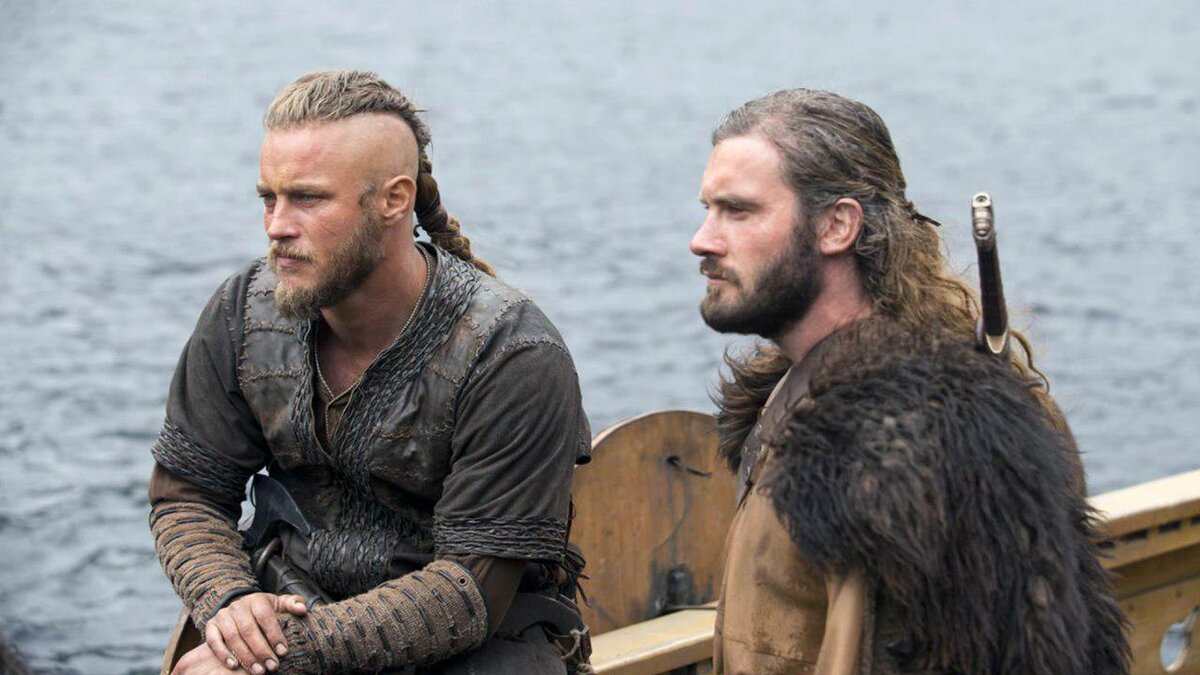 Рагнар и Ролло куда-то плывут