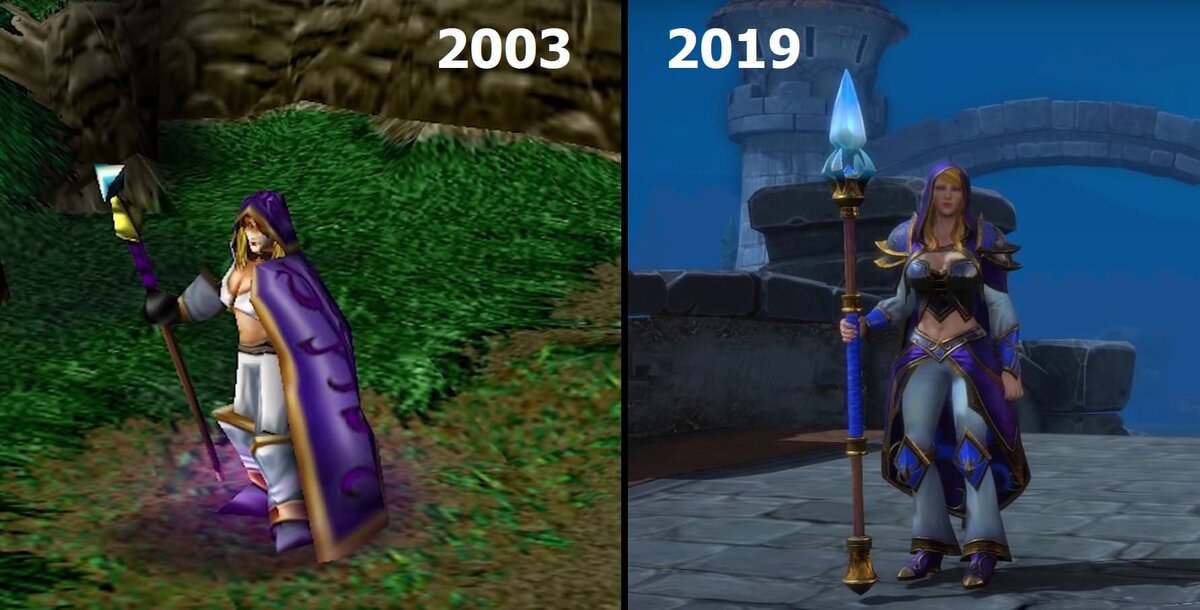  Изображение создано на основе данных сравнительного видеоролика, который ниже будет приведён в статье 
