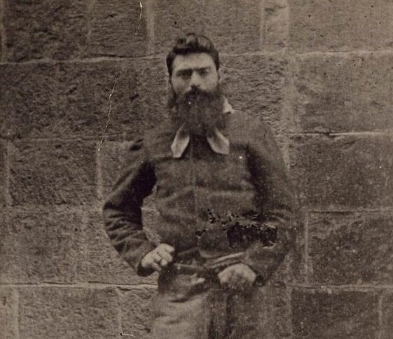 Бушрейнджер Нед Келли. Фотография из Государственной библиотеки штата Виктория (Австралия)