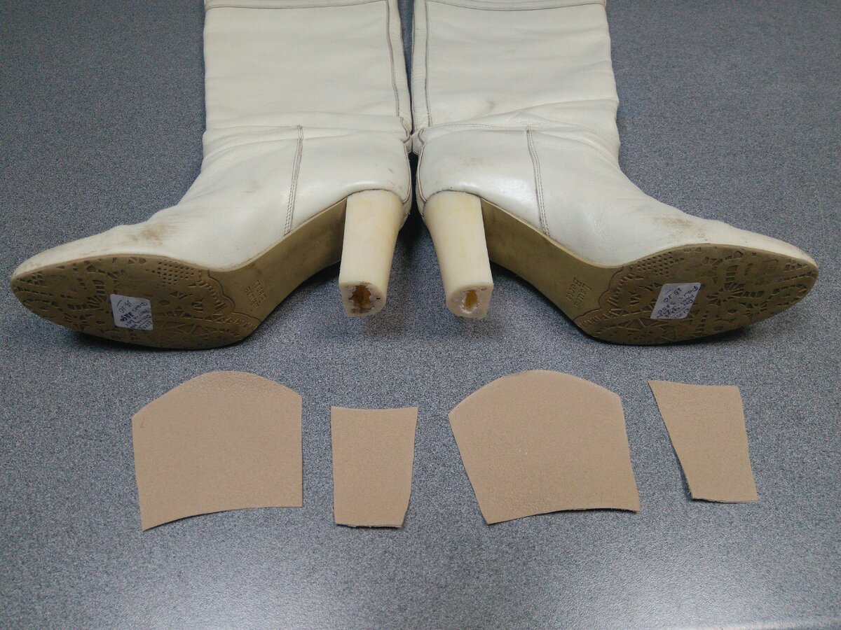 Шаблоны вырезаны по старой обтяжке