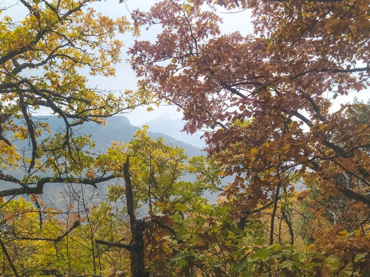 Вдалеке виден Ильяс-Кая