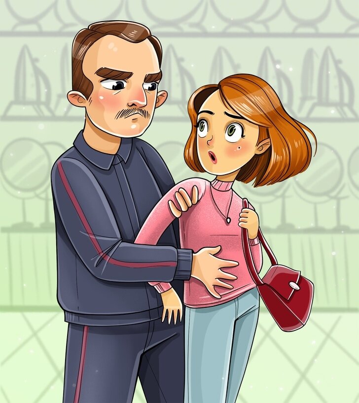 Если охранник хочет осмотреть ваши вещи