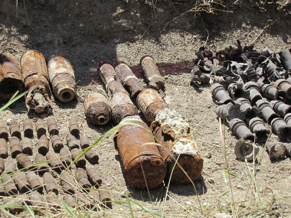 Боеприпасы времен ВОВ. Фото: nowcrimea.ru.