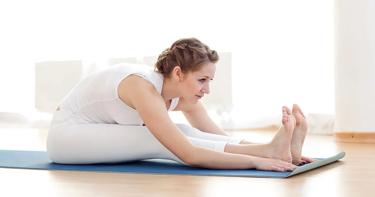 Yoga sit Legs folded