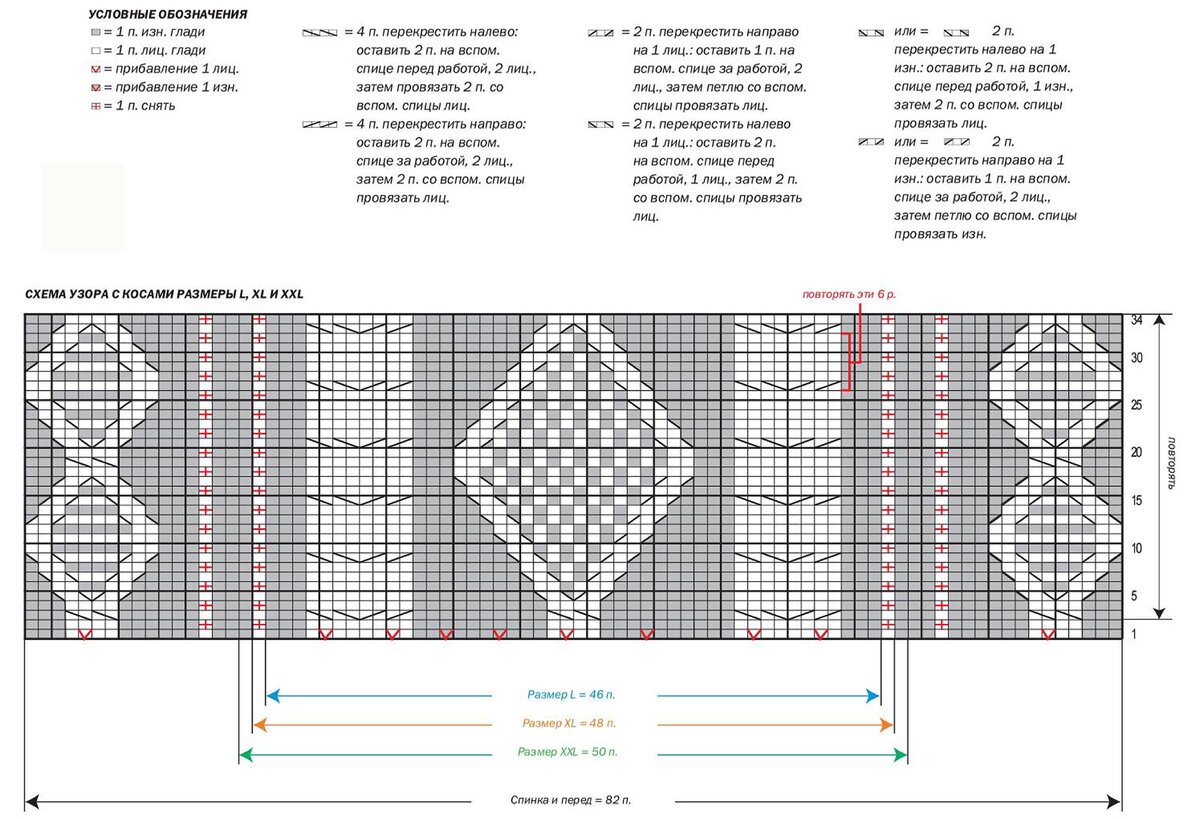 вязание спицами схемы