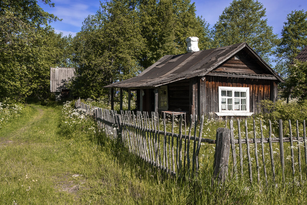 Русская деревня. Пусть старые дома, иногда опустевшие. Но нравится мне они. Показываю наш русский север.