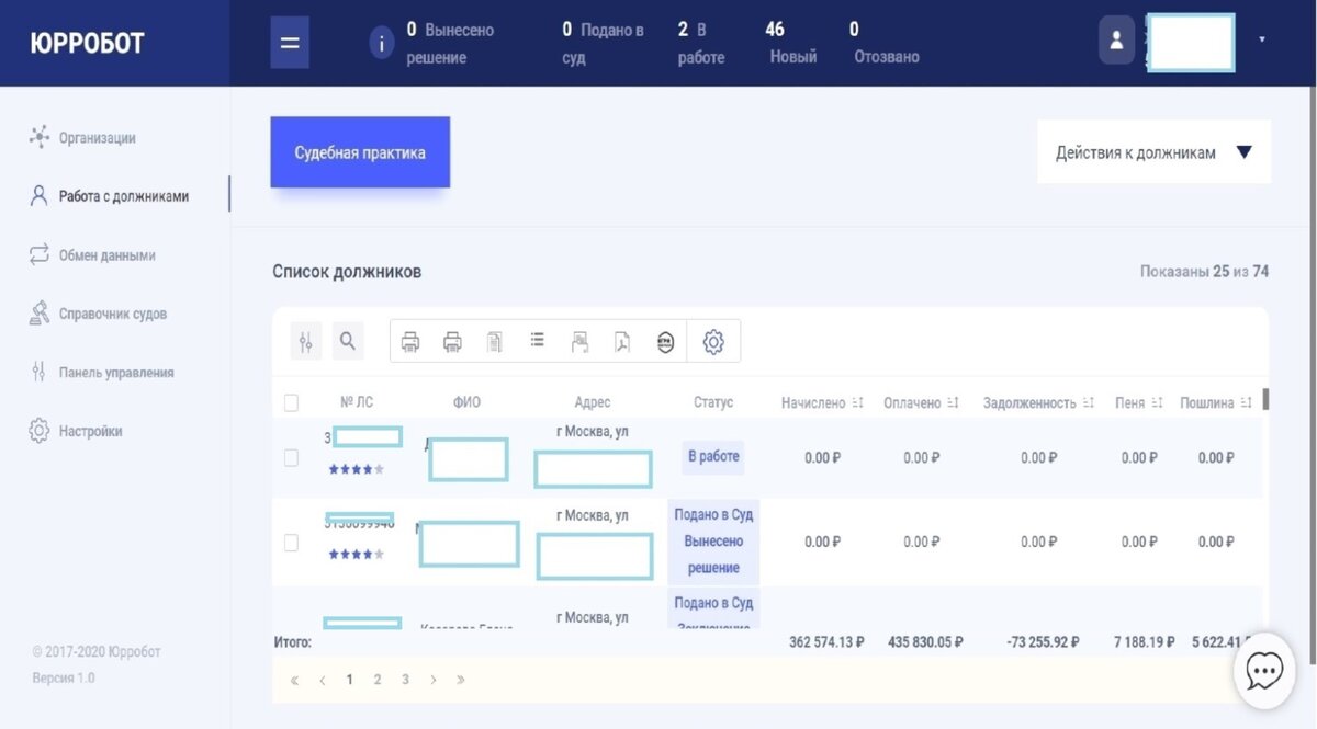 платформа ЮРРОБОТ
