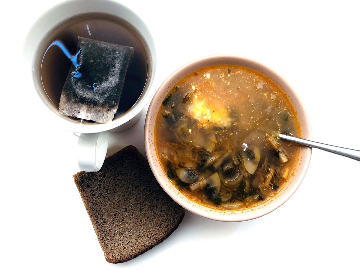 Очень вкусный суп получился. Со сметаной вообще топ))