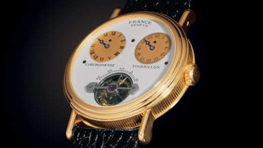 Часы Franck Muller Tourbillon c прыгающим часом, 1986 год 