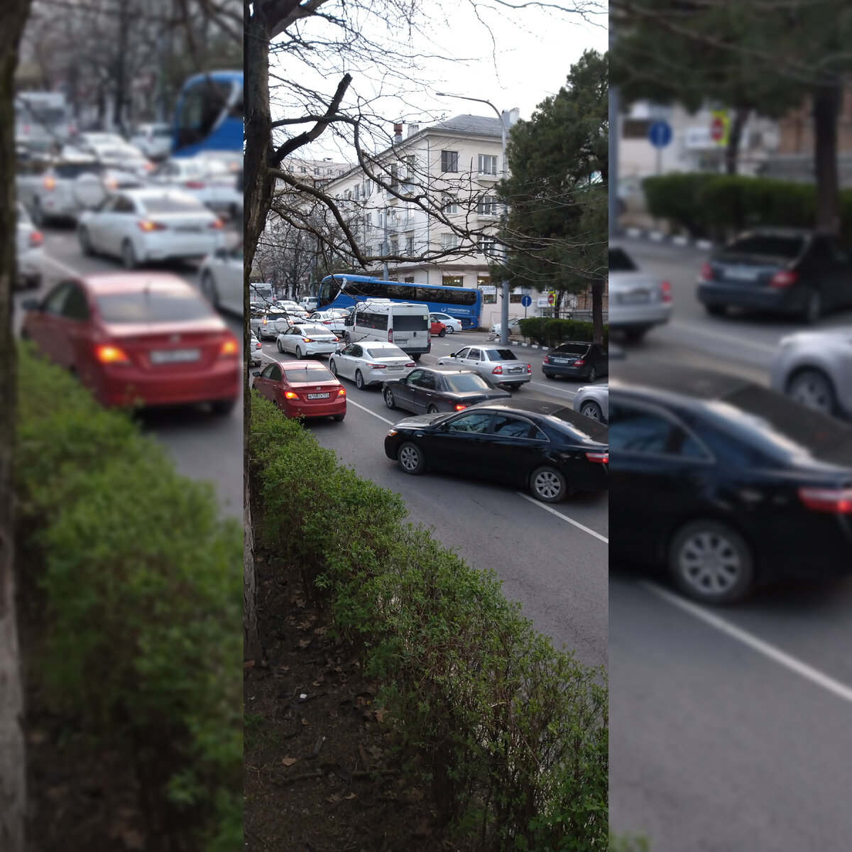 Новороссийск встретил нас пробками